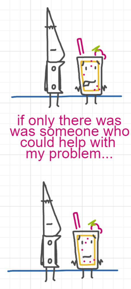 A panel from What's The Point, episode five of the Board Boards object show by Furretwalk/WalkingFurret.